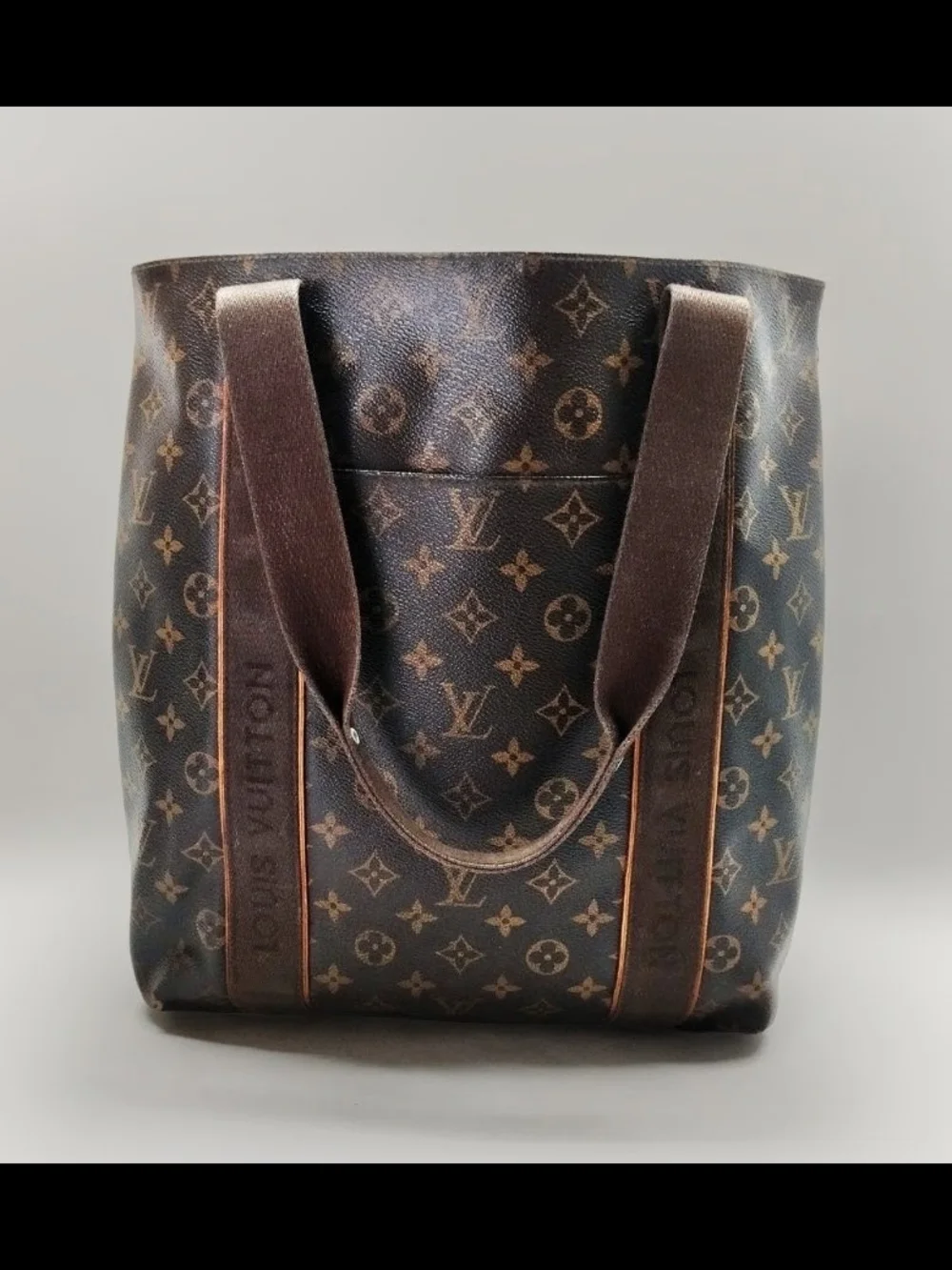 Louis Vuitton Cabas Beaubourg Tote Brown Canvas